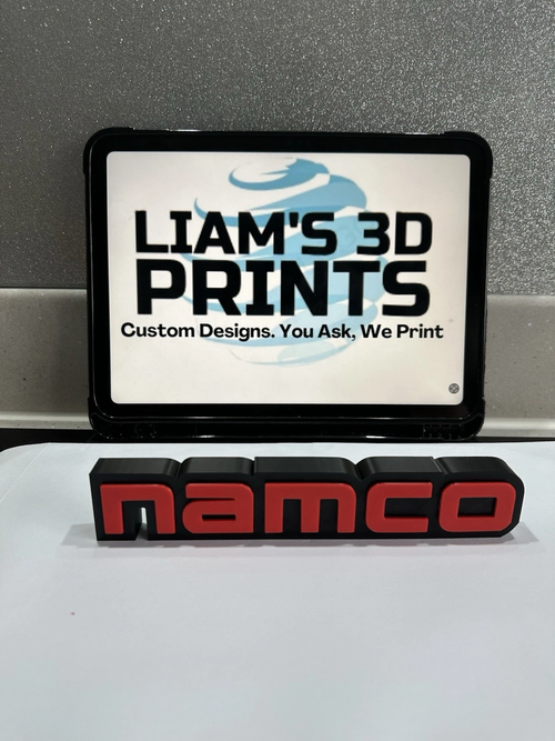 Decorative Bandai Namco Game Collection logo Sign Display 20 Cm X 3.5 Cm