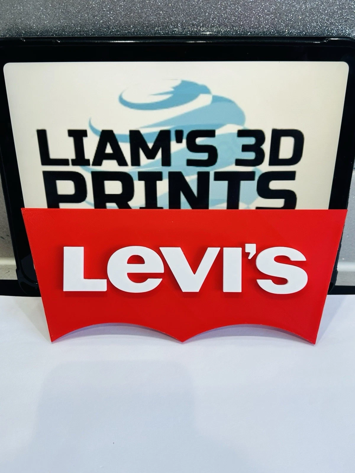 Decorative designer Levi's Levis logo Sign Display Clothing 3D Wall Plaque