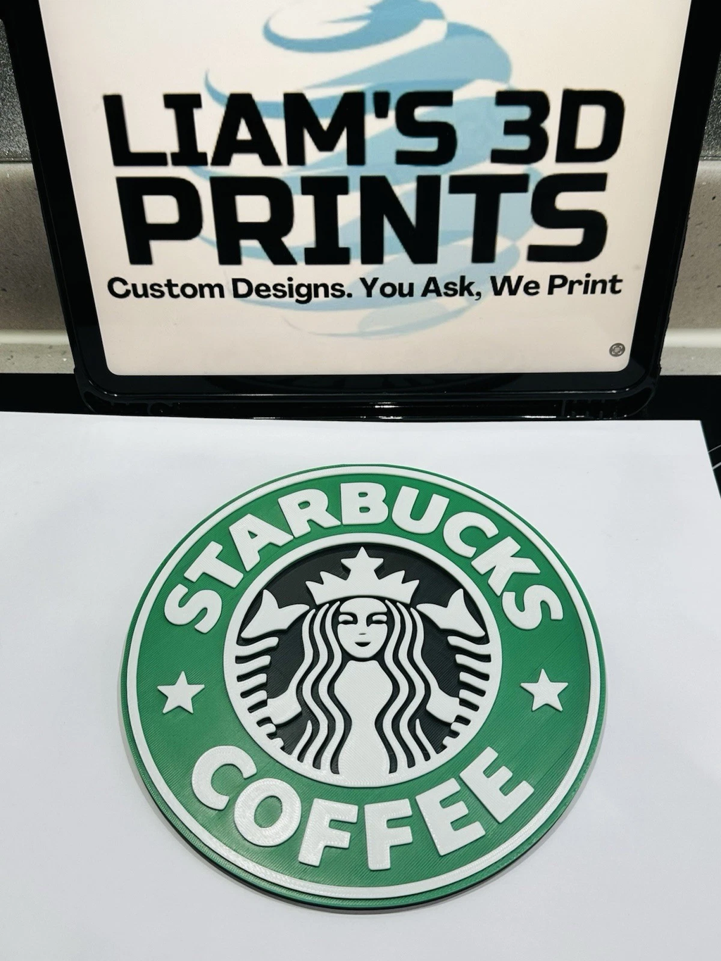 Decorative starbucks coffee star buck logo Sign Display