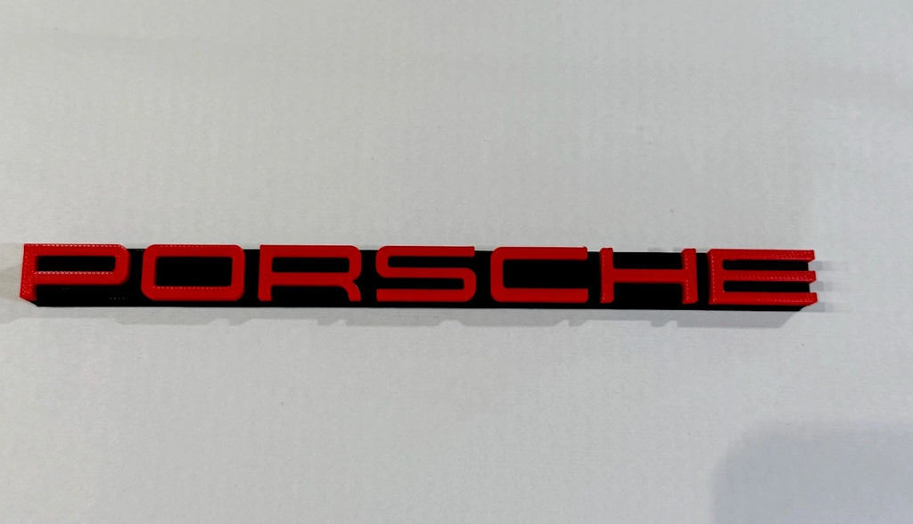 Decorative Porsche Cars Vehicles Manafacturer Logo Wall Plaque 3D Print