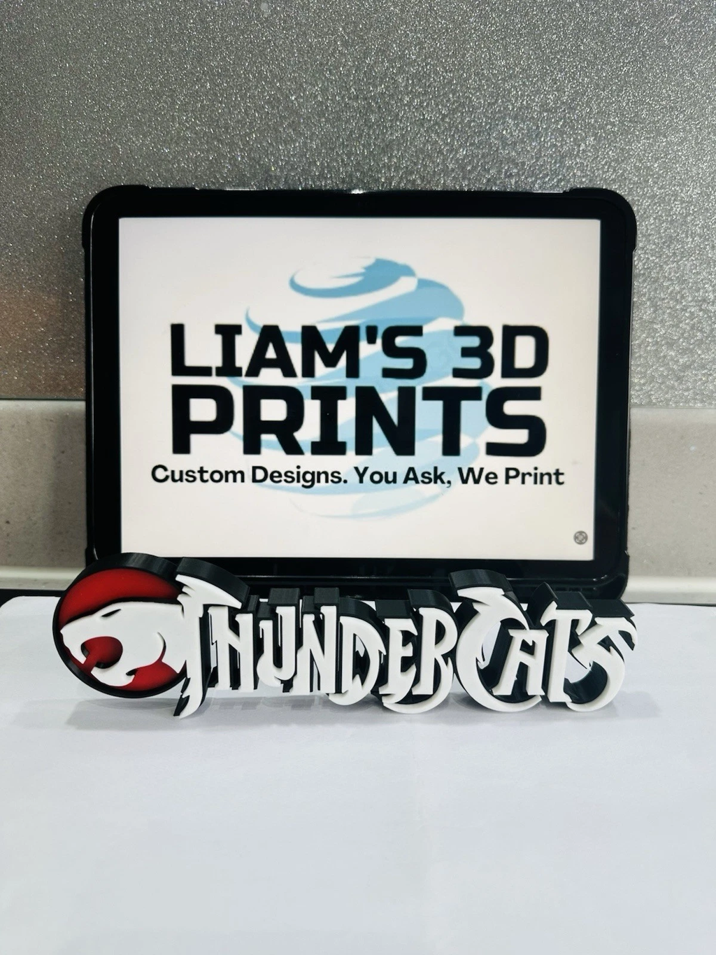 Decorative Thundercats Logo Room Sign Display Self Standing