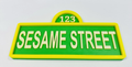 Decorative Muppets Sesame Street Film TV logo Sign Display Pops