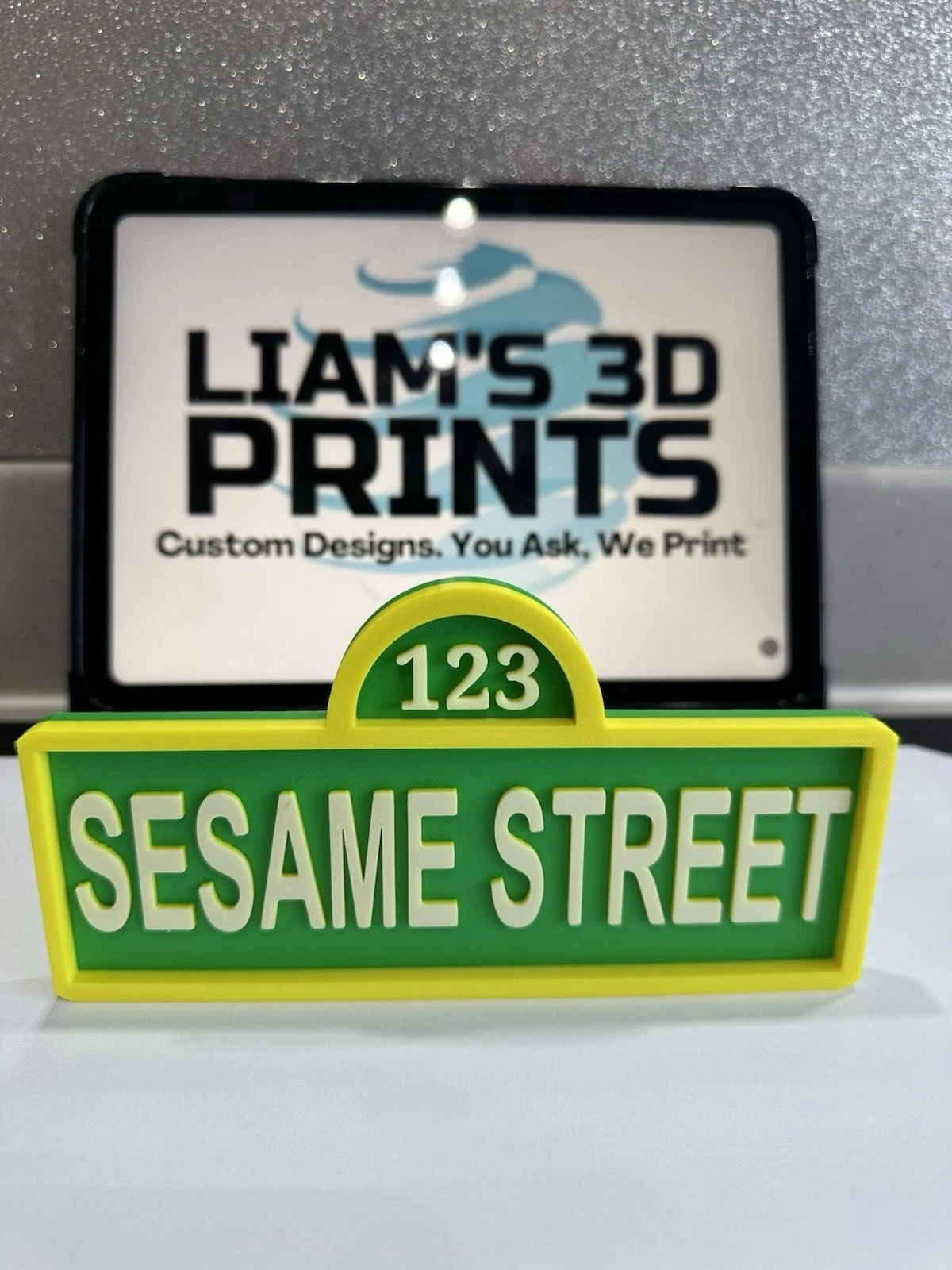 Decorative Muppets Sesame Street Film TV logo Sign Display Pops
