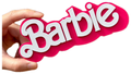 Decorative Barbie Doll logo Sign Display two sizes small 16cm Large 25cm