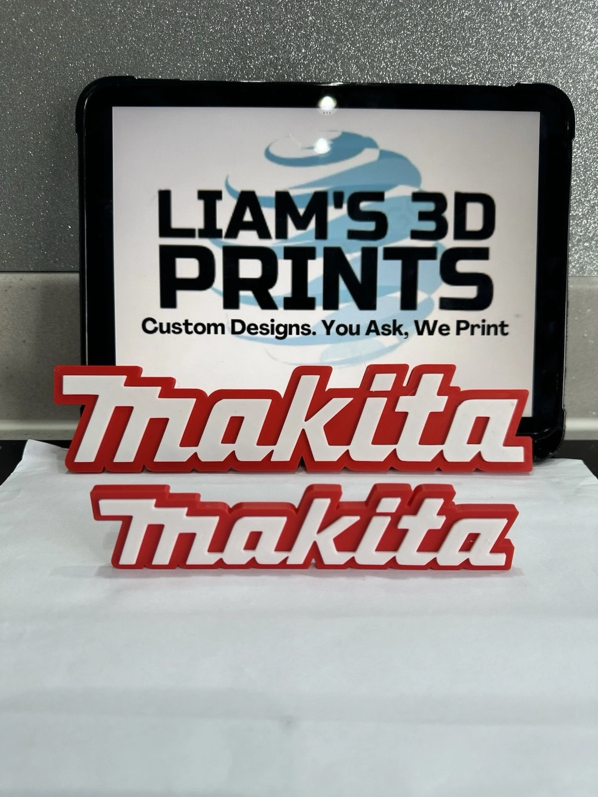Decorative Makita Tool logo Sign Display two sizes small 16cm Large 25cm