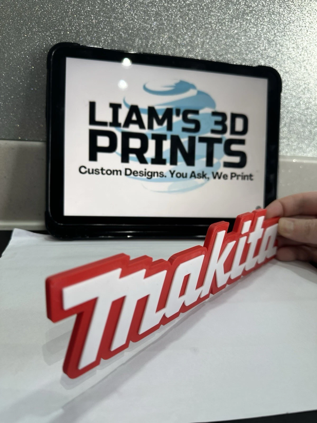 Decorative Makita Tool logo Sign Display two sizes small 16cm Large 25cm