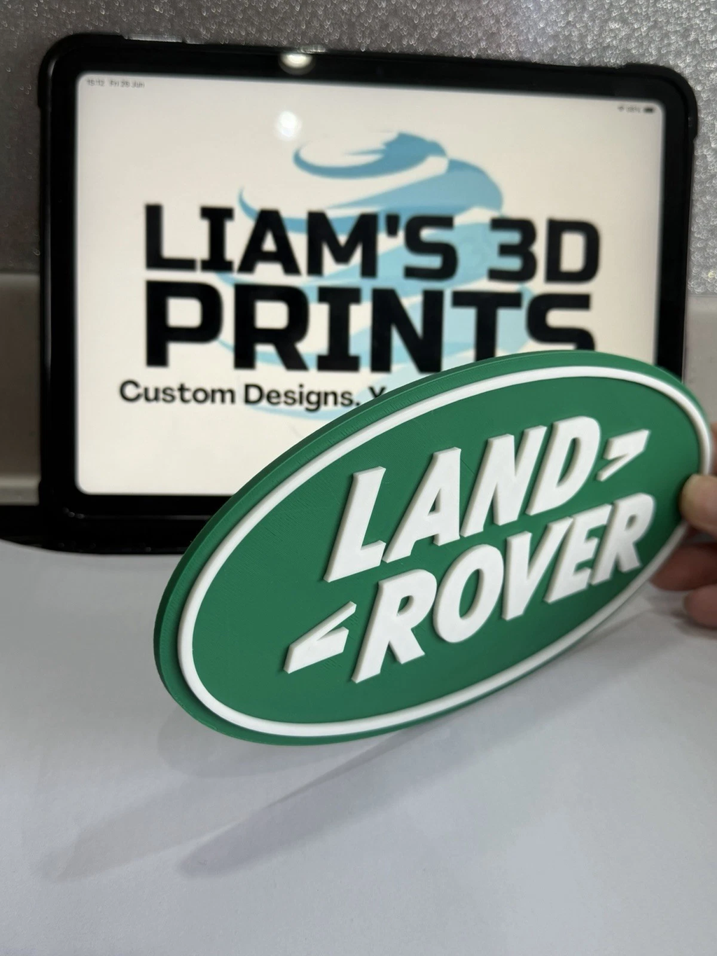Decorative Land Rover Cars Vehicles Manafacturer Logo Wall Plaque 3D Print