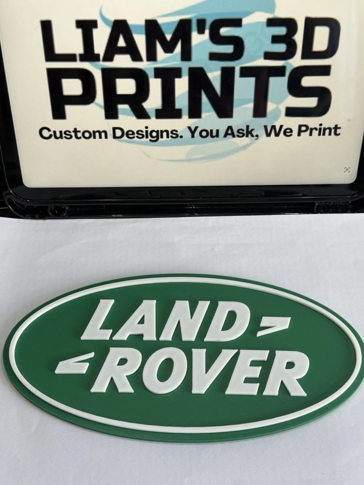 Decorative Land Rover Cars Vehicles Manafacturer Logo Wall Plaque 3D Print