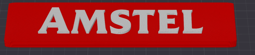 Decorative Amstel Bier logo Sign Display Drink Bar Mancave Beer