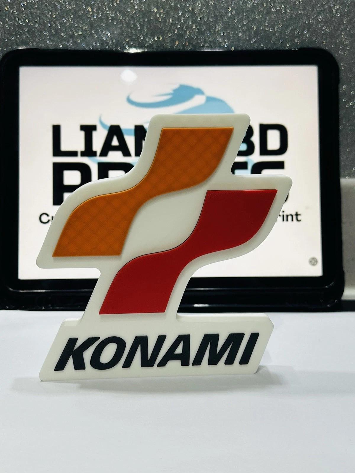 Decorative Konami logo Gaming Console Retro Sign Display