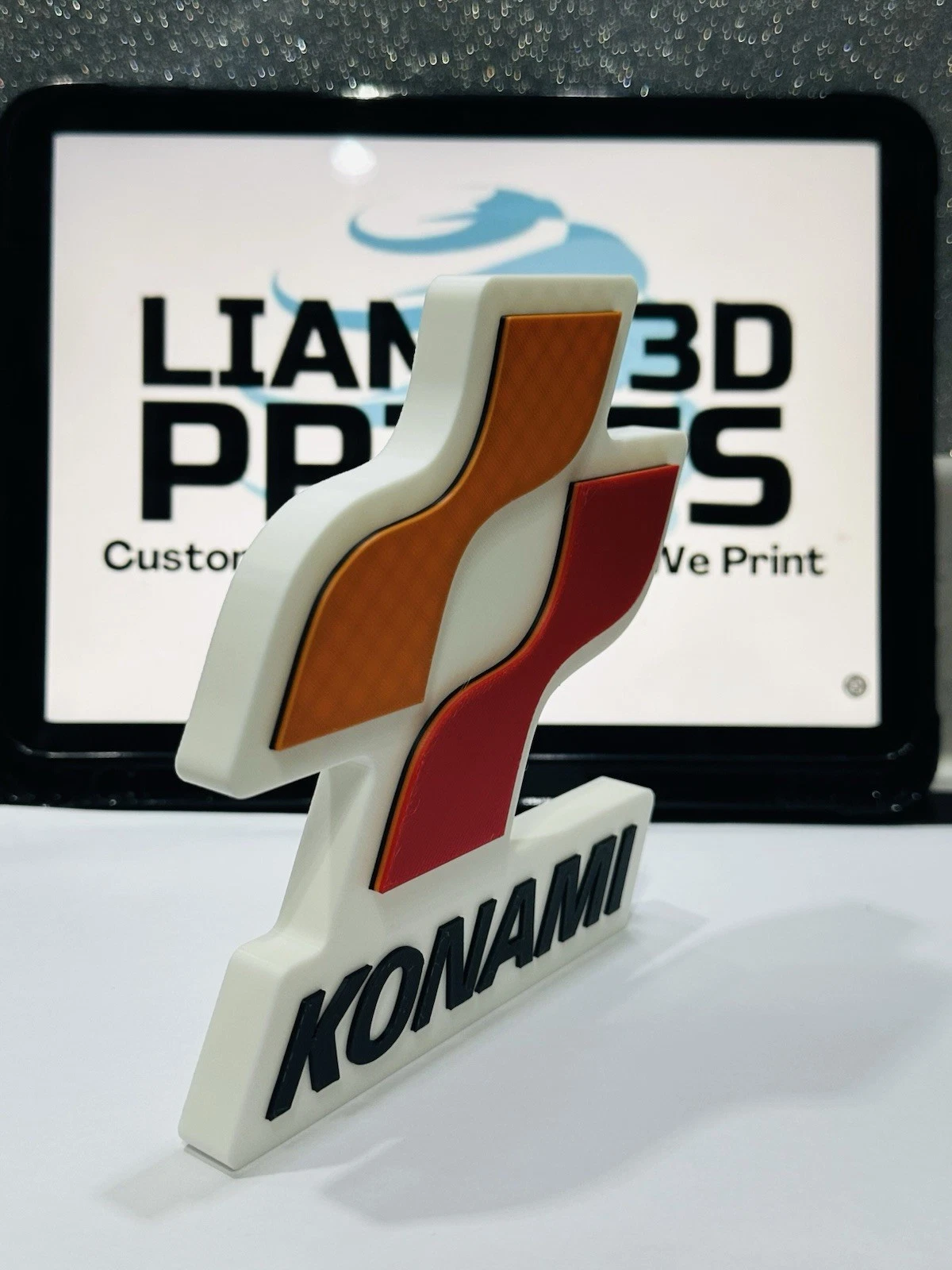 Decorative Konami logo Gaming Console Retro Sign Display