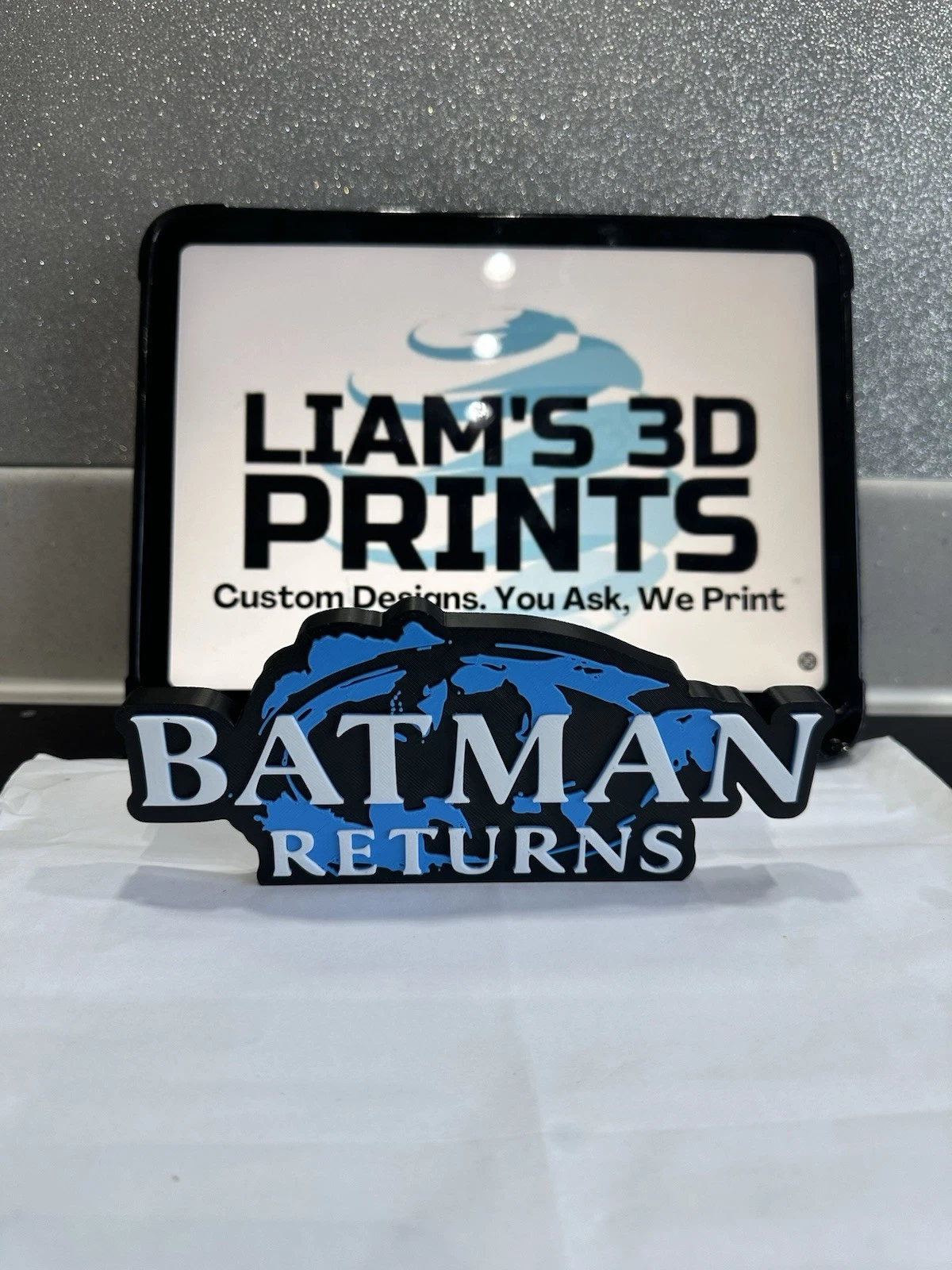 Decorative Batman Returns DC Logo Cinema Room Sign Display