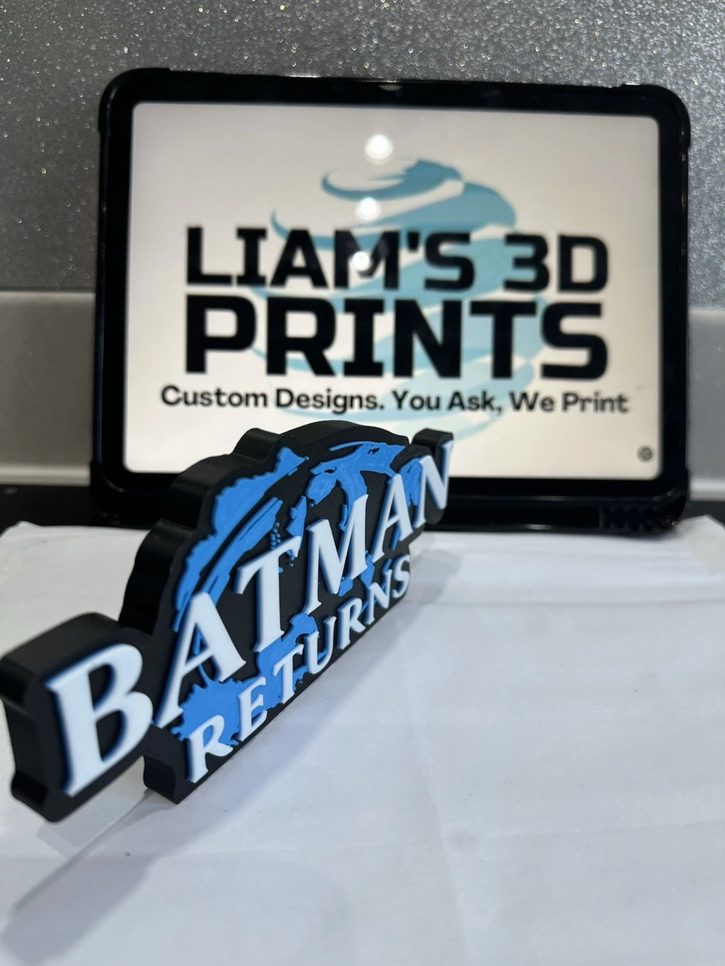 Decorative Batman Returns DC Logo Cinema Room Sign Display