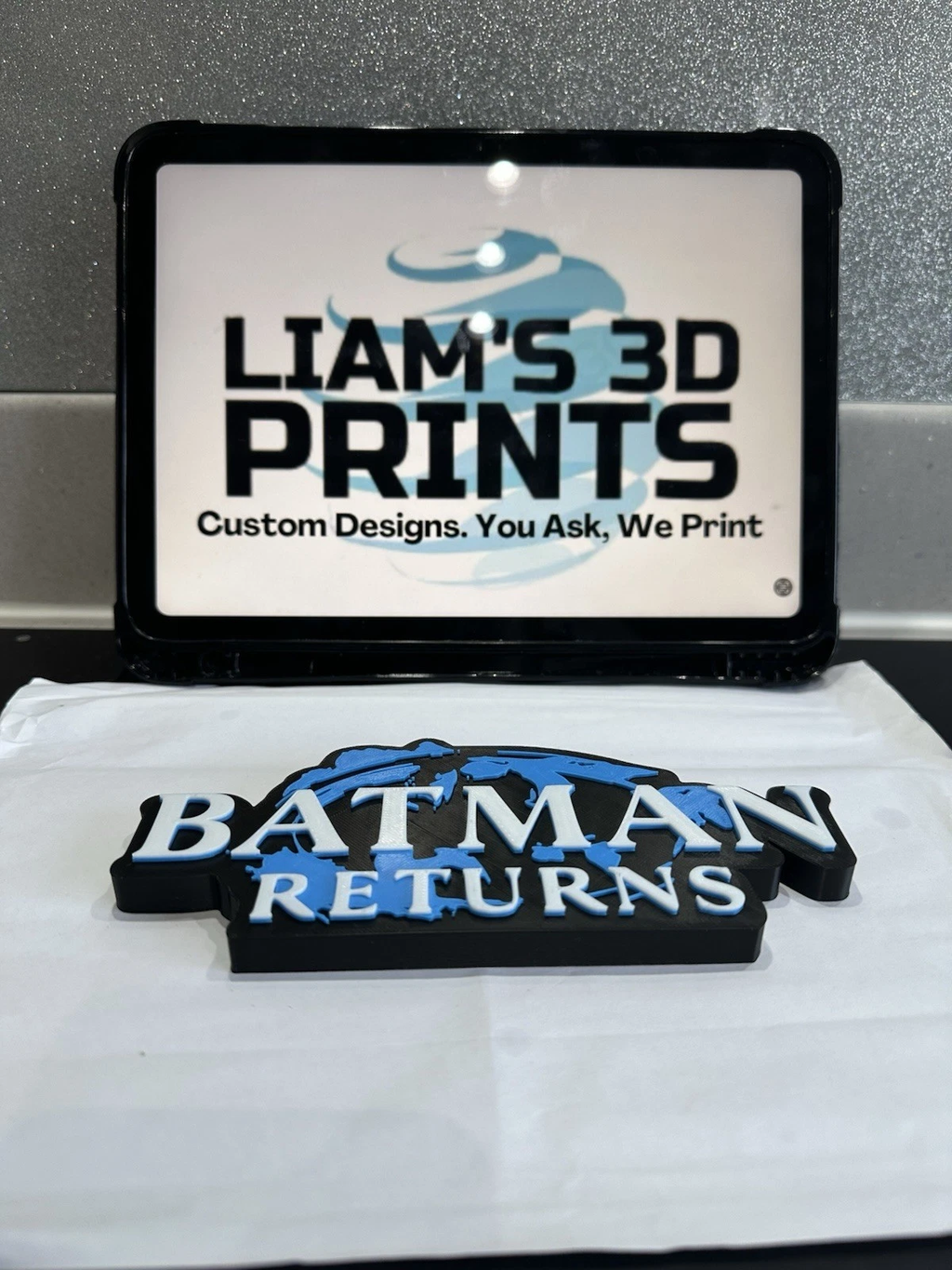 Decorative Batman Returns DC Logo Cinema Room Sign Display