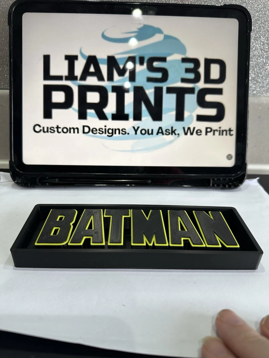 Decorative Batman DC Film 3D Logo Sign Display Cinema s 17.5cm L 22cm