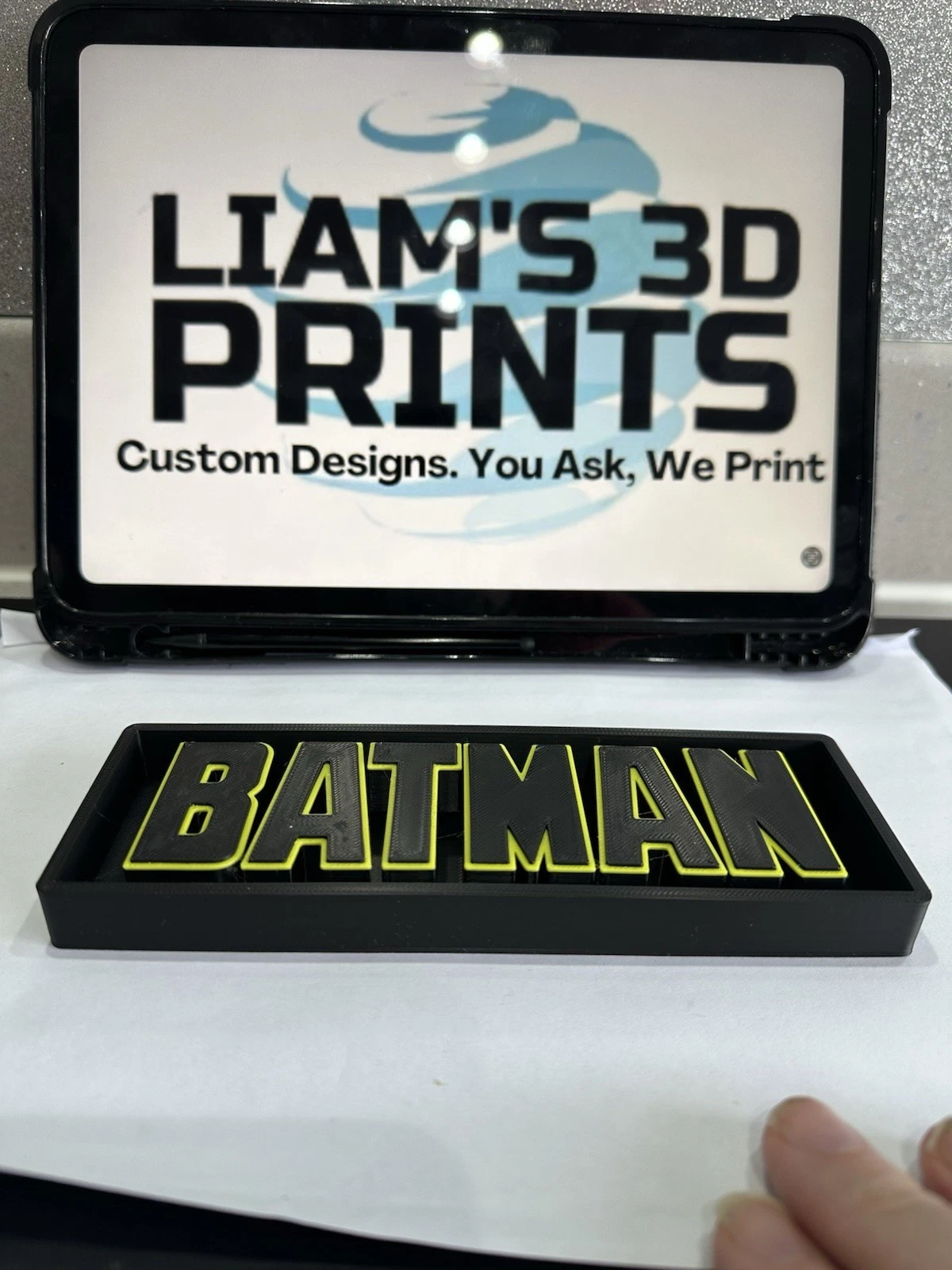 Decorative Batman DC Film 3D Logo Sign Display Cinema s 17.5cm L 22cm