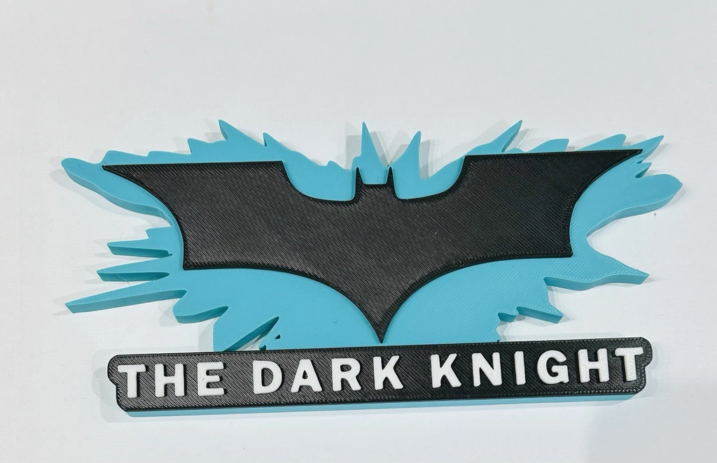 Decorative The Dark Knight Batman table stand DC Logo Cinema Room Sign Display