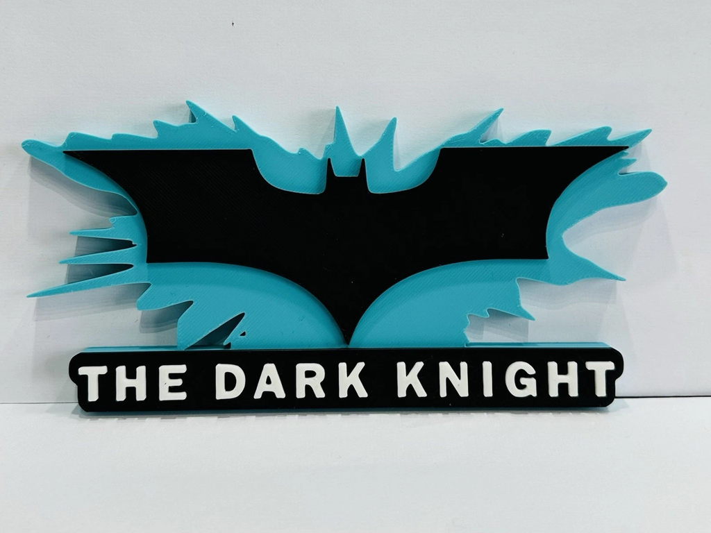 Decorative The Dark Knight Batman table stand DC Logo Cinema Room Sign Display