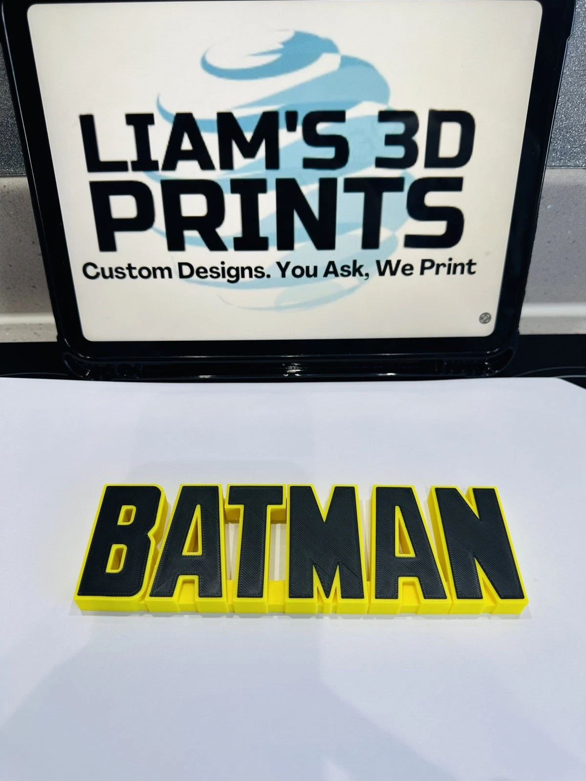 Decorative Batman Film TV Self Standing logo Sign Display Pops