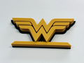 Decorative Wonder Woman table stand DC 3D Logo Cinema Room Sign Display