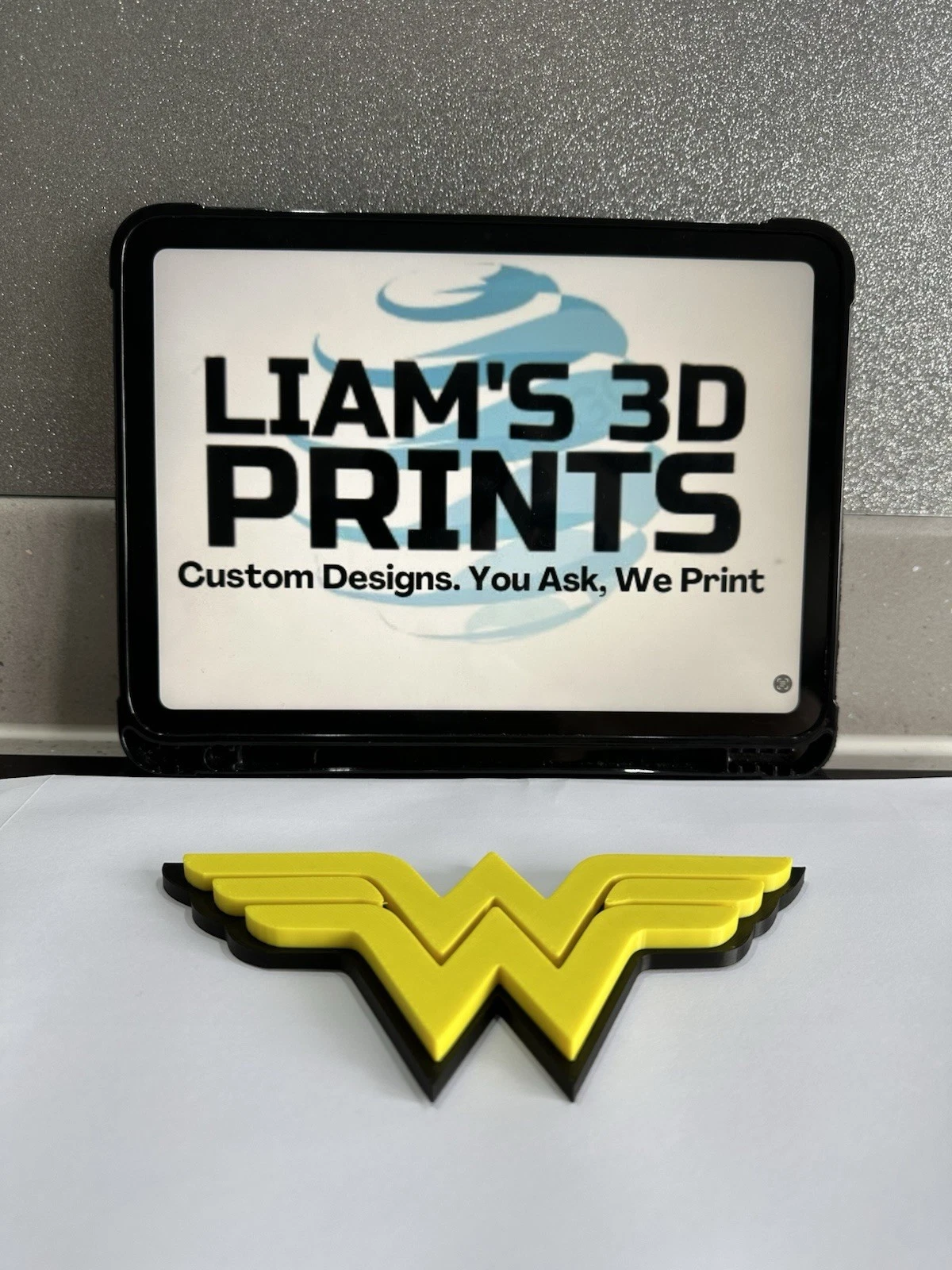 Decorative DC Wonder Woman Room Wall Pop logo Sign Display Funko