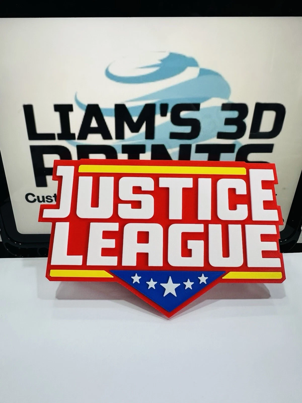 Decorative Justice League DC Logo Wall Room Sign Display