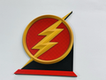 Decorative Flash table stand DC 3D Logo Cinema Room Sign Display