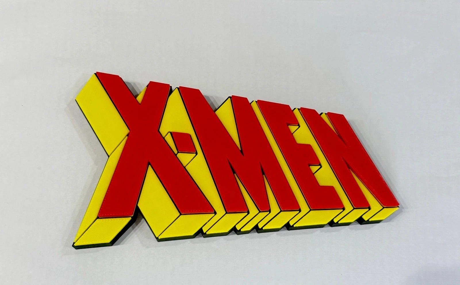 Decorative X-Men Retro Marvel Self Standing Logo Movie Character Shelf Display