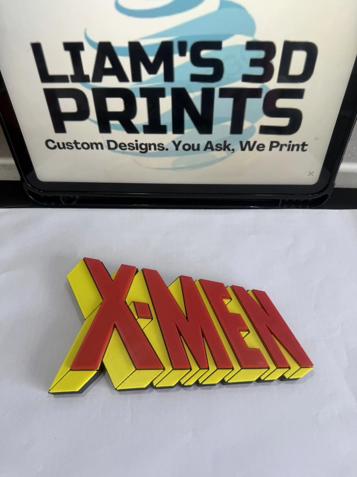 Decorative X-Men Retro Marvel Self Standing Logo Movie Character Shelf Display