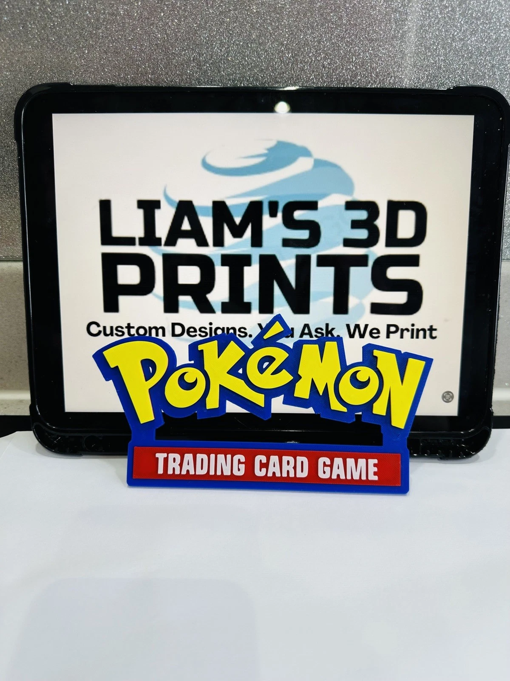 Decorative Pokemon TCG Trading Card Game Logo Sign Display