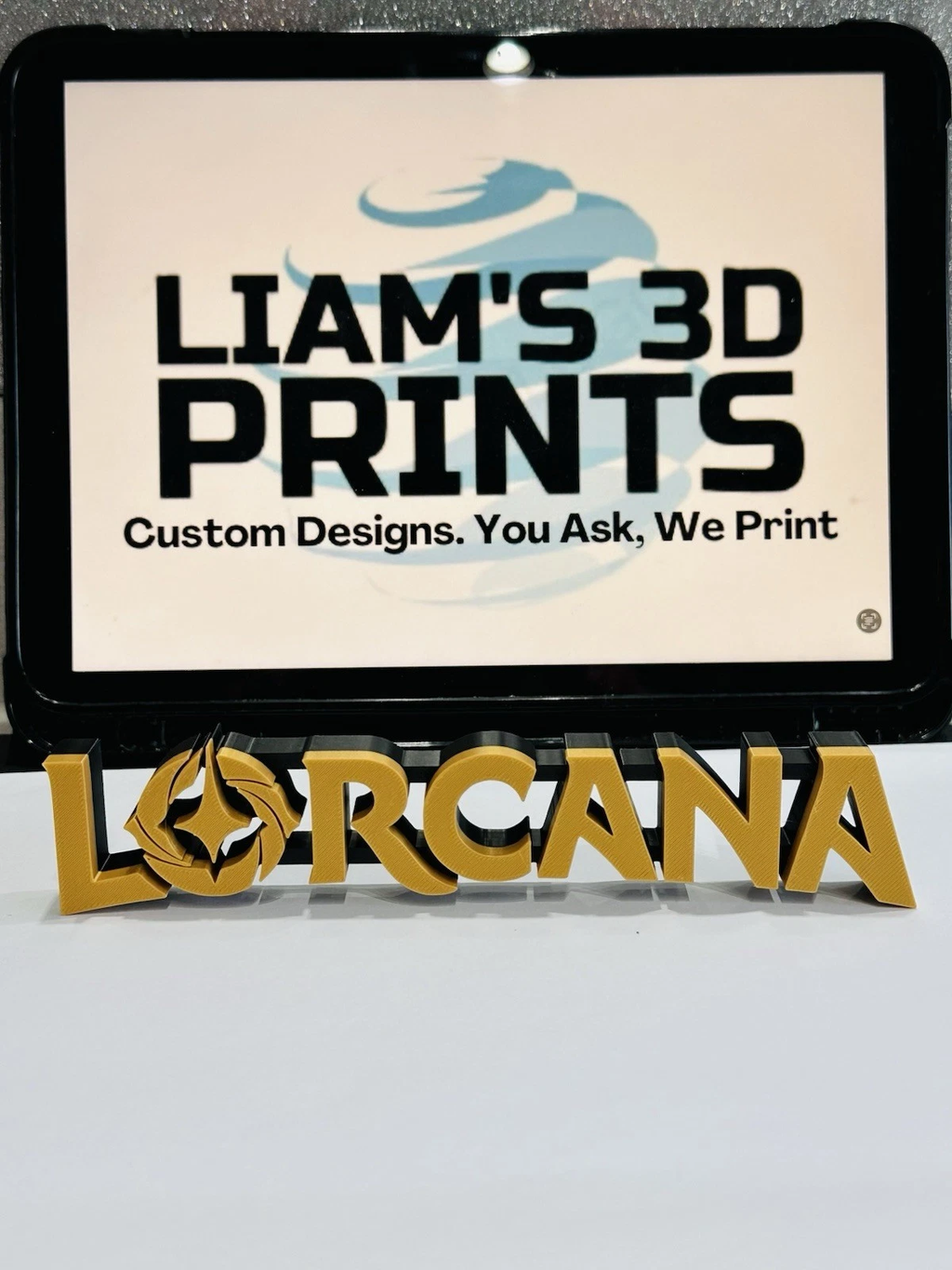Decorative Disney Lorcana Cards Logo Sign Display Collection Wall Room Trading
