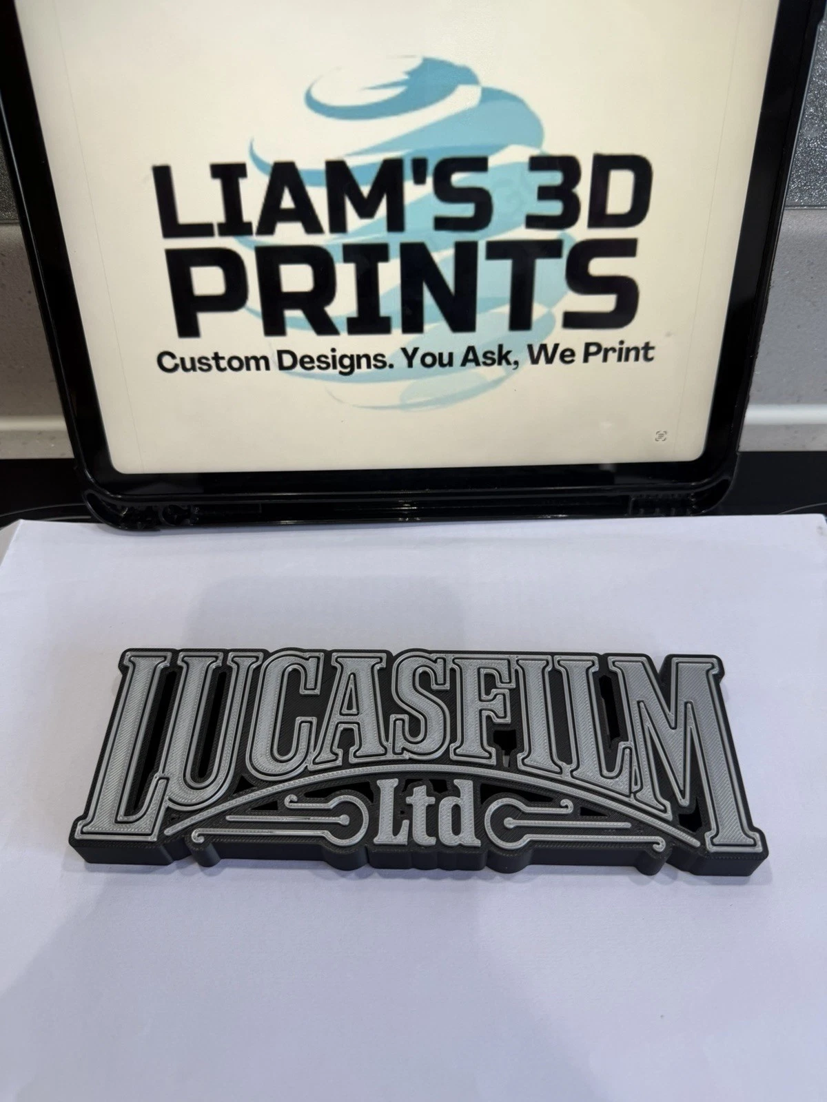 Decorative Lucasfilm STAR WARS self standing logo display pops Sign Disney