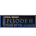 Decorative Star Wars Attack Of The Clones Box logo Sign Display s17.5cm L 22cm