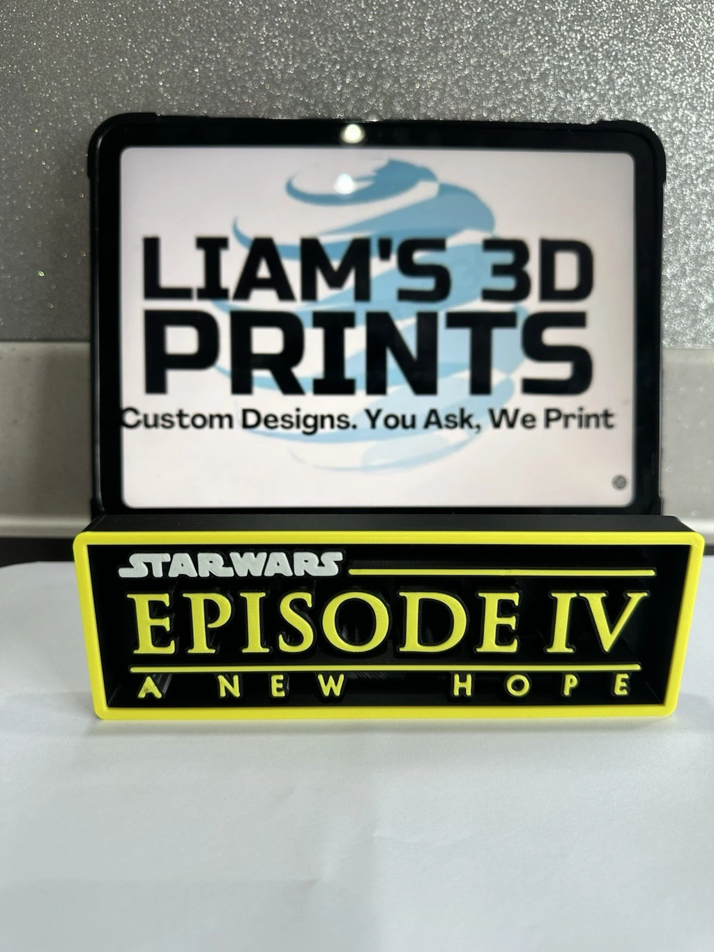 Decorative Star Wars IV A New Hope Box logo Sign Display Cinema s17.5cm L 22cm