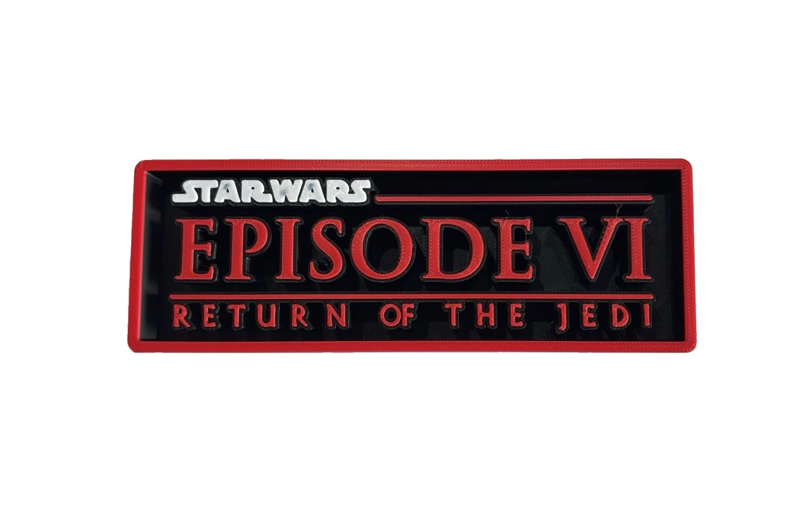 Decorative Star Wars Return Of The Jedi Box Sign Display Cinema s17.5cm L 22cm
