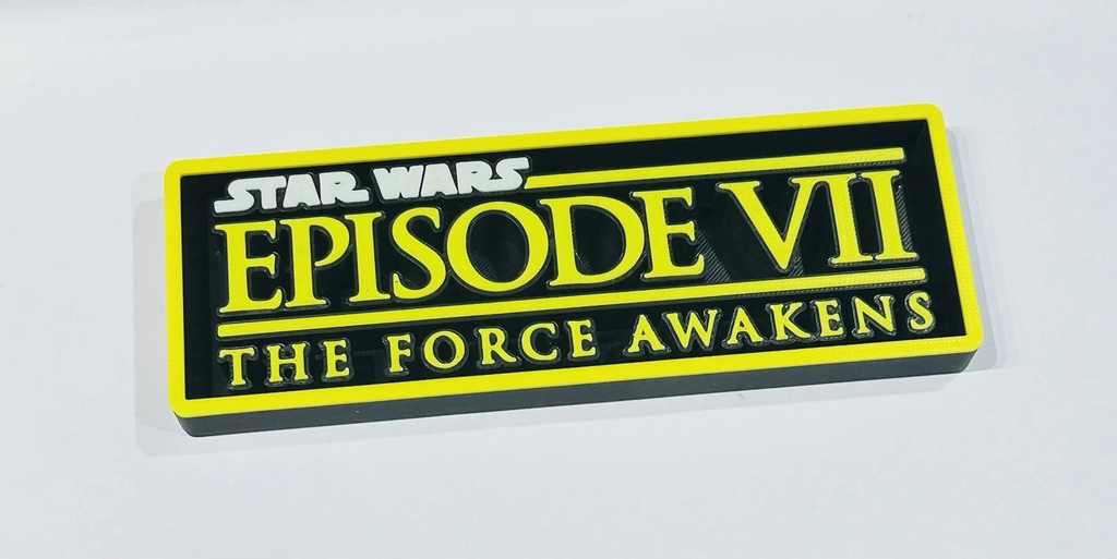 Decorative Star Wars The Force Awakens Box Sign Display Cinema s17.5cm L 22cm