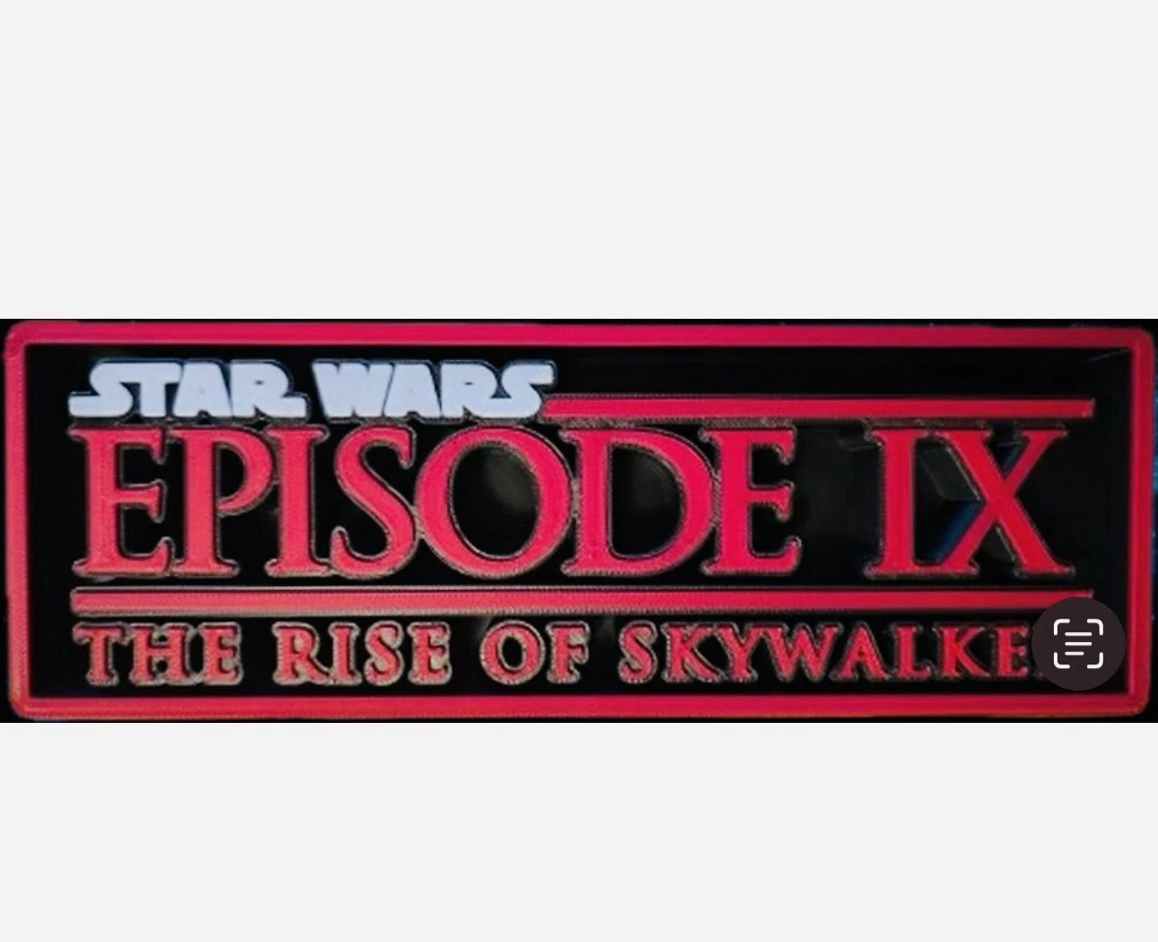Decorative Star Wars The Rise Of Skywalker Sign Display Cinema s17.5cm L 22cm