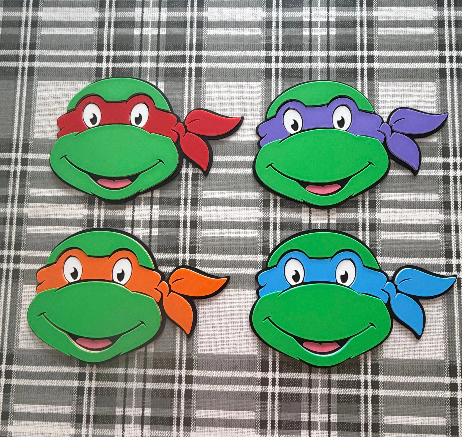 Decorative TMNT Teenage Mutant Ninja Turtles Character Faces wall Sign Display