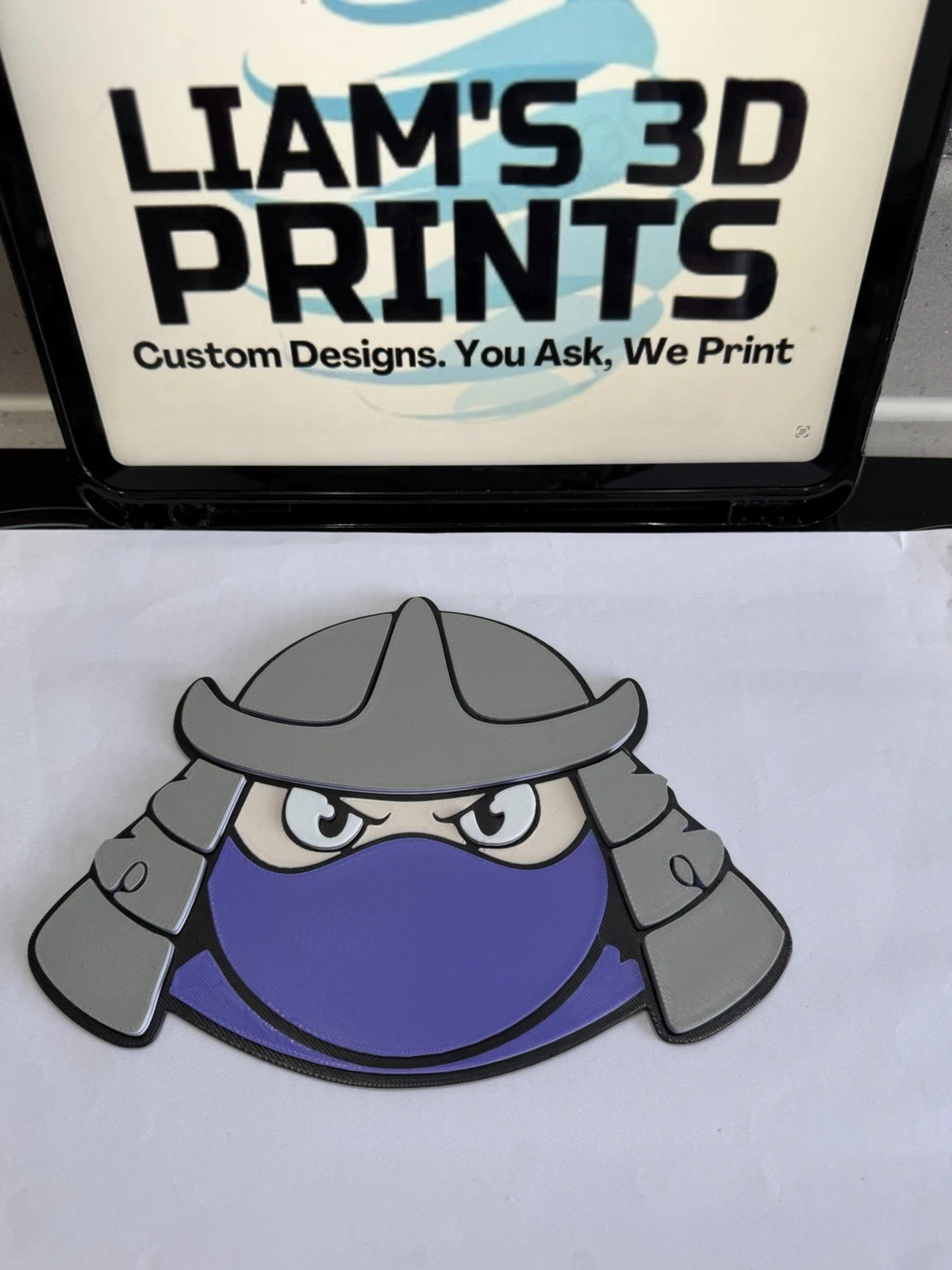 Decorative TMNT Teenage Mutant Ninja Turtles Character Faces wall Sign Display