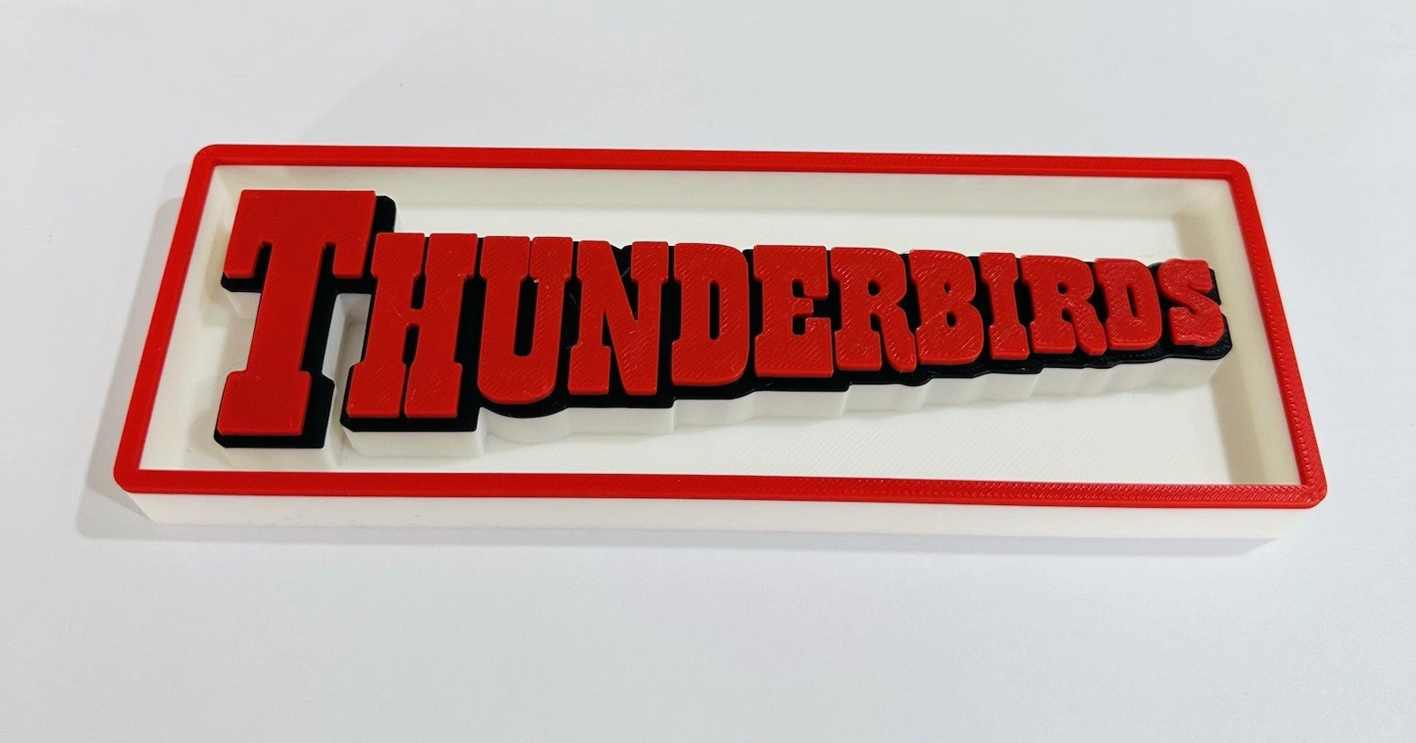 Decorative Thunderbirds TV Logo Sign Display Cinema small 17.5cm Large 22cm