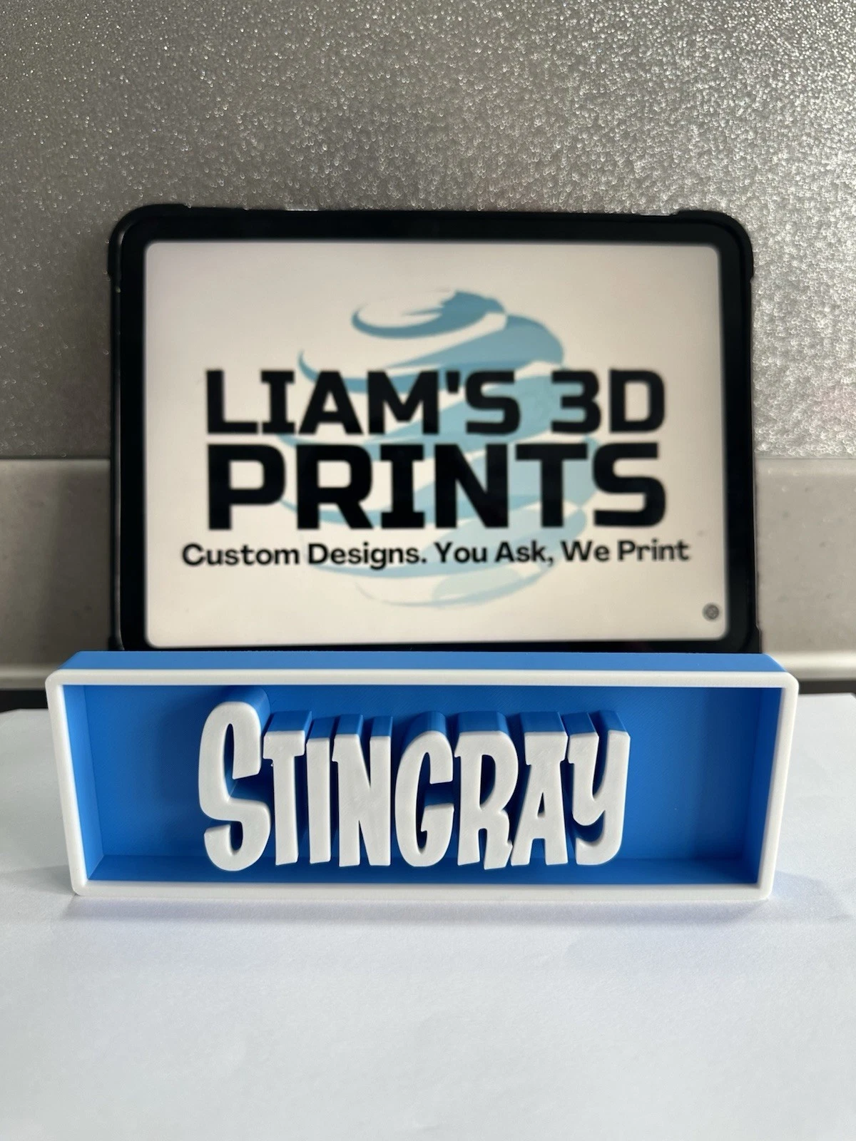 Decorative Stingray TV Logo Sign Display Cinema small 17.5cm Large 22cm