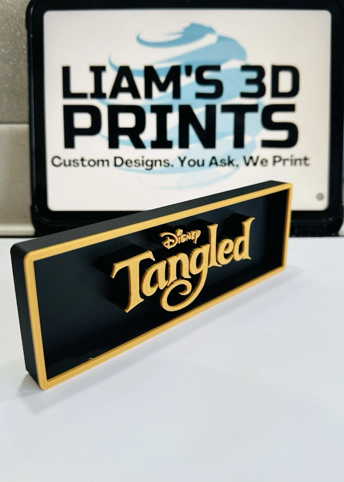 Decorative Disney Tangled Film Logo Sign Display Cinema s 17.5cm L 22cm