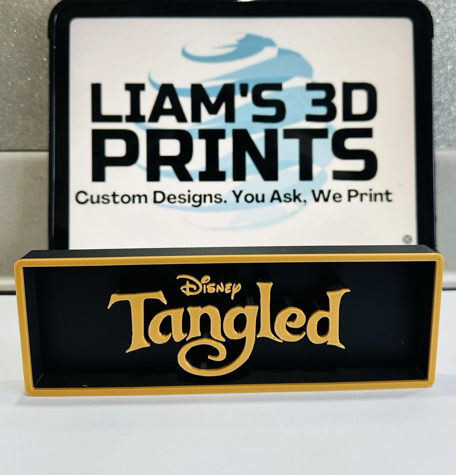 Decorative Disney Tangled Film Logo Sign Display Cinema s 17.5cm L 22cm