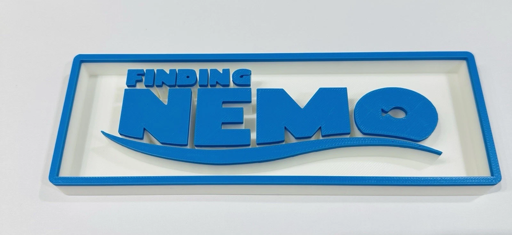 Decorative Disney Finding Nemo Film Logo Sign Display Cinema s 17.5cm L 22cm