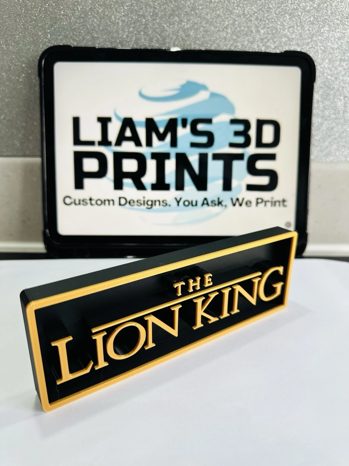 Decorative Disney The Lion King Film Logo Sign Display Cinema s17.5cm L22cm