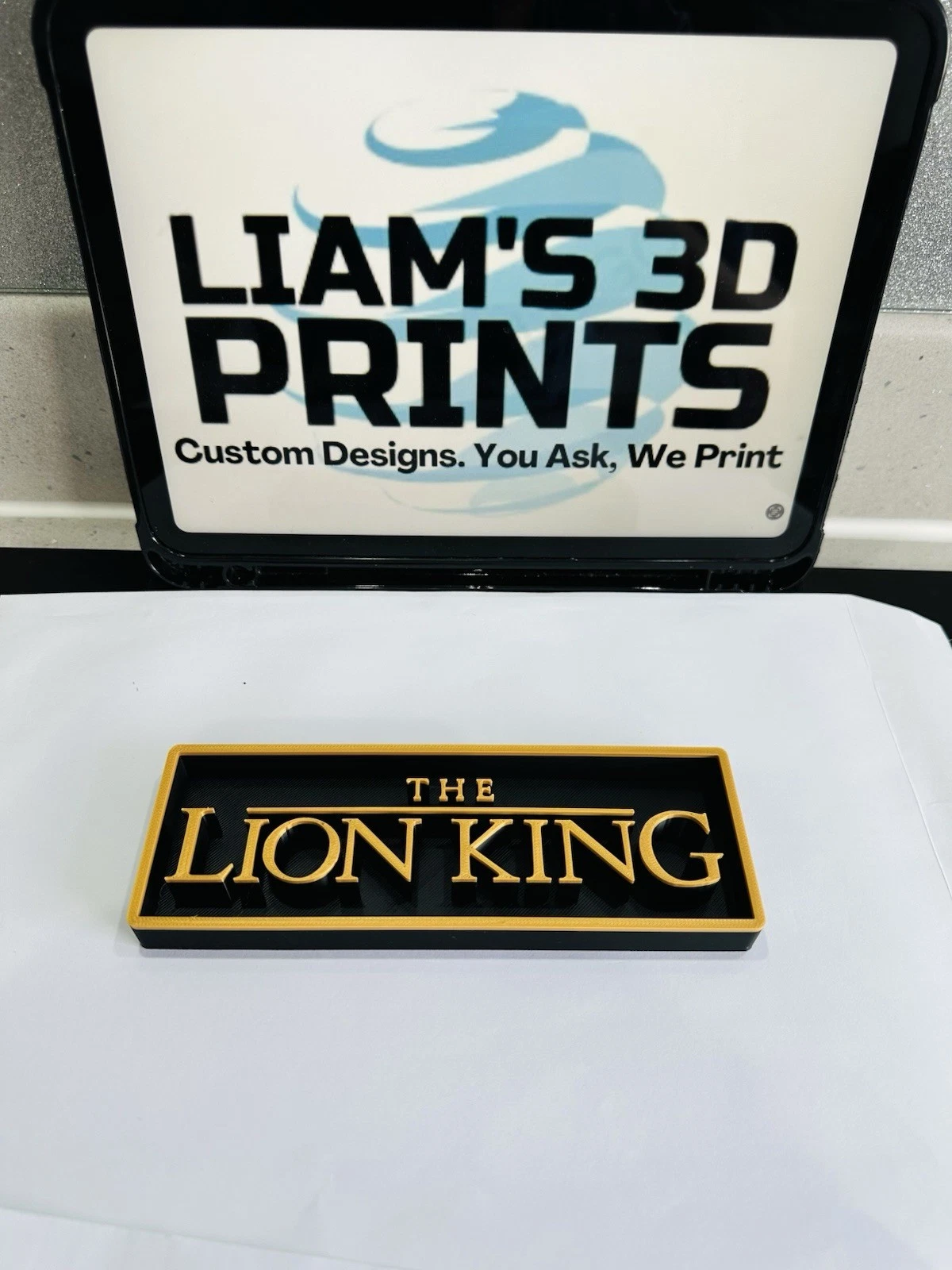 Decorative Disney The Lion King Film Logo Sign Display Cinema s17.5cm L22cm