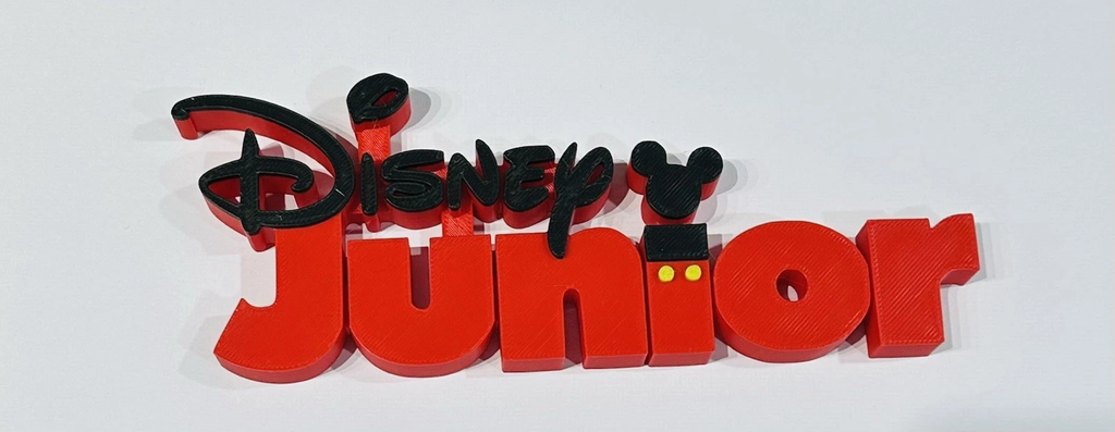 Decorative Disney Junior TV Channel logo Sign Display Pops