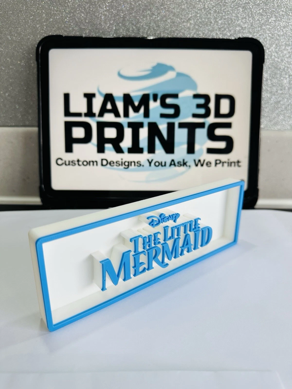 Decorative Disney The Little Mermaid Film Logo Sign Display Cinema s17.5cm L22cm