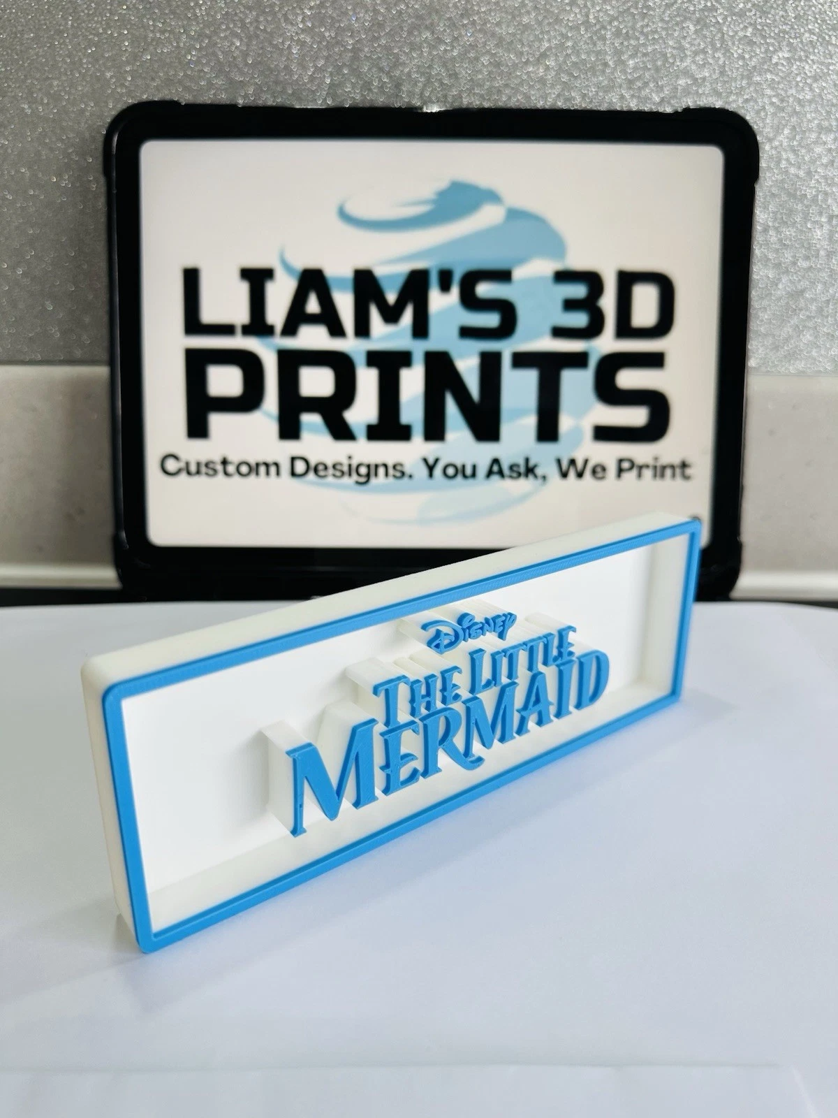 Decorative Disney The Little Mermaid Film Logo Sign Display Cinema s17.5cm L22cm