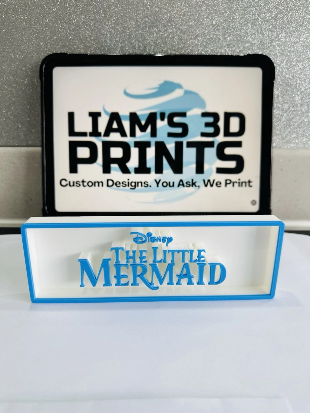 Decorative Disney The Little Mermaid Film Logo Sign Display Cinema s17.5cm L22cm